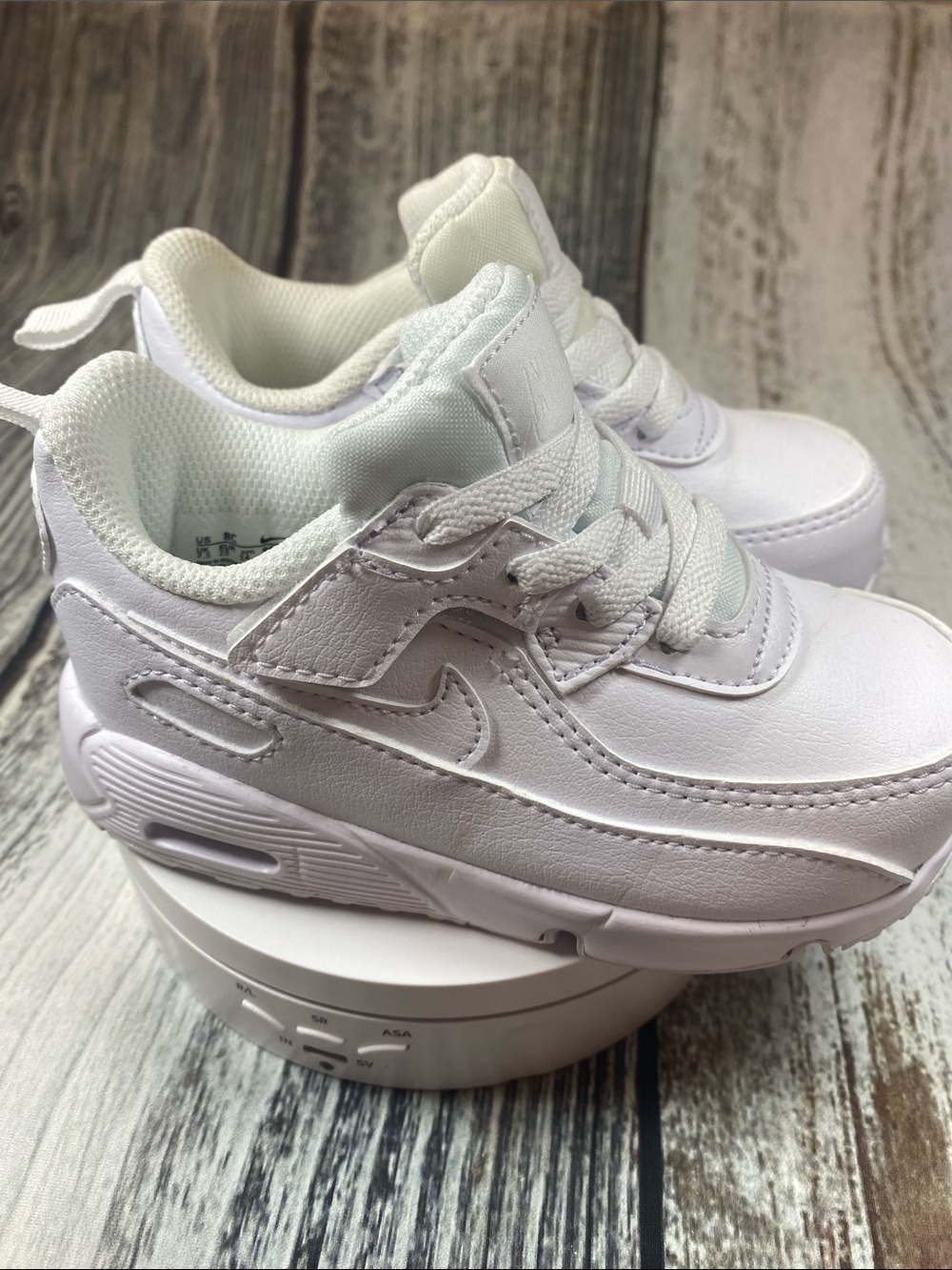 Nike Air Max SC Toddler Sneakers Triple White Size 8C